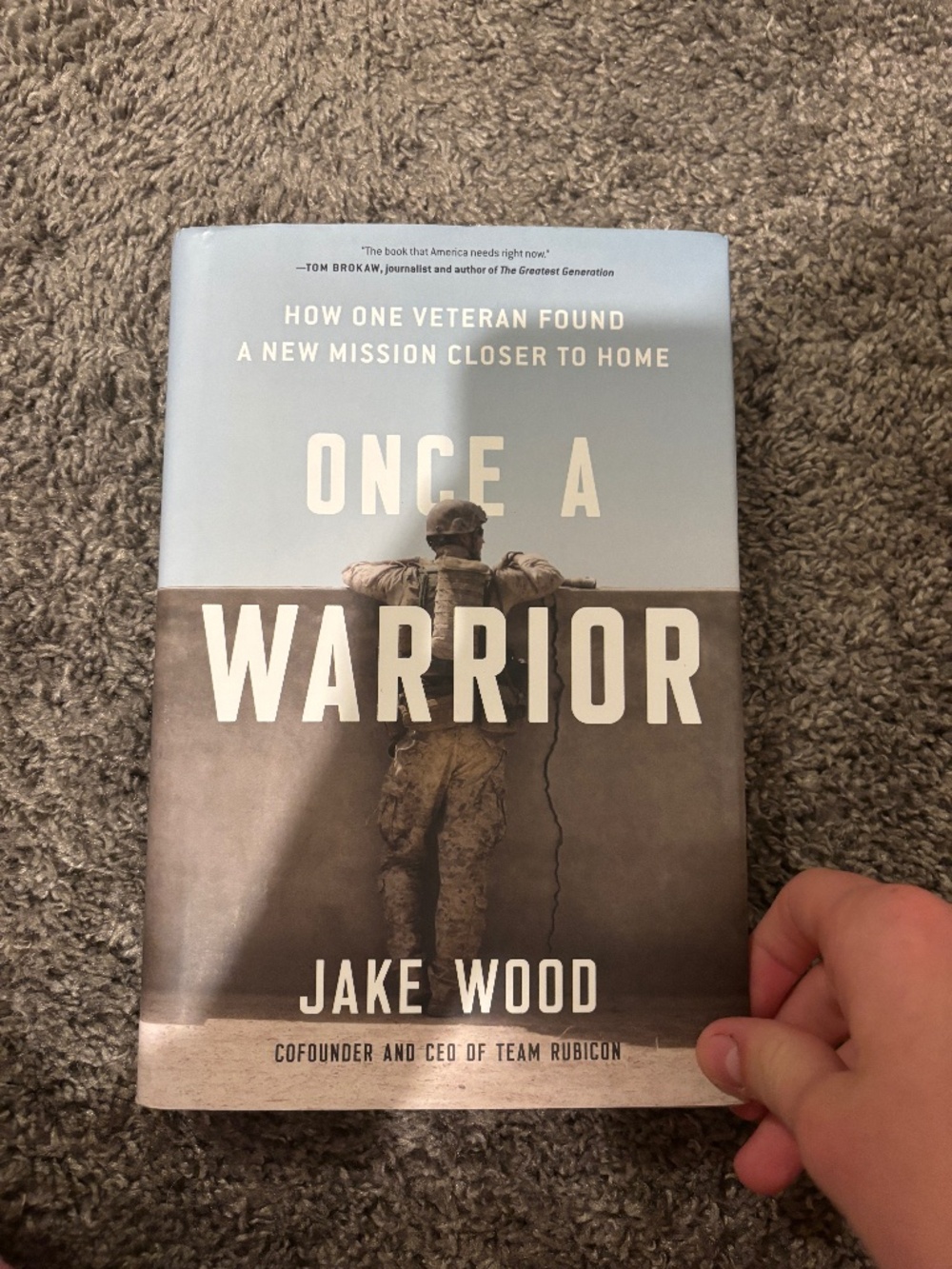 Once A Warrior by Jake Wood Hardcover Military Memoir Nonfiction Book